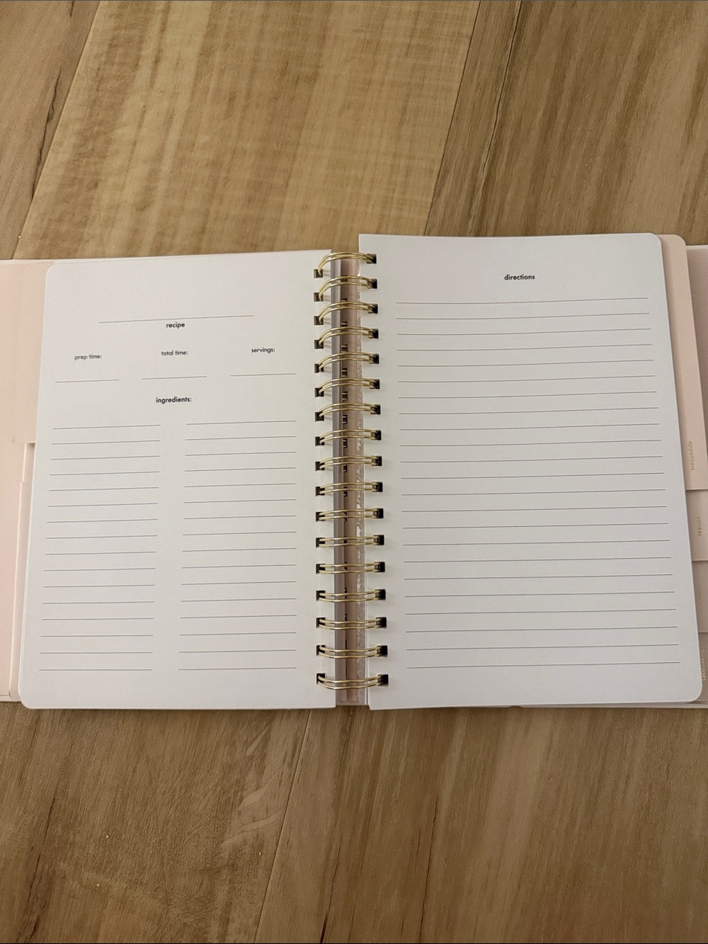 kate spade White and Gold Polka Dot Recipes Journal - Picture 5 of 5